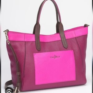 Cole Haan Winery & Orchard Color-block Shopper Leather Bag